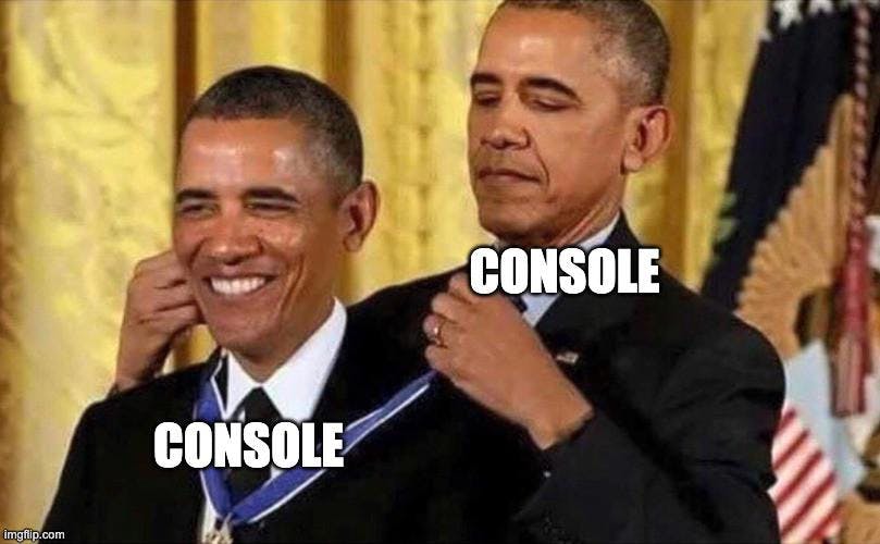 obama console meme